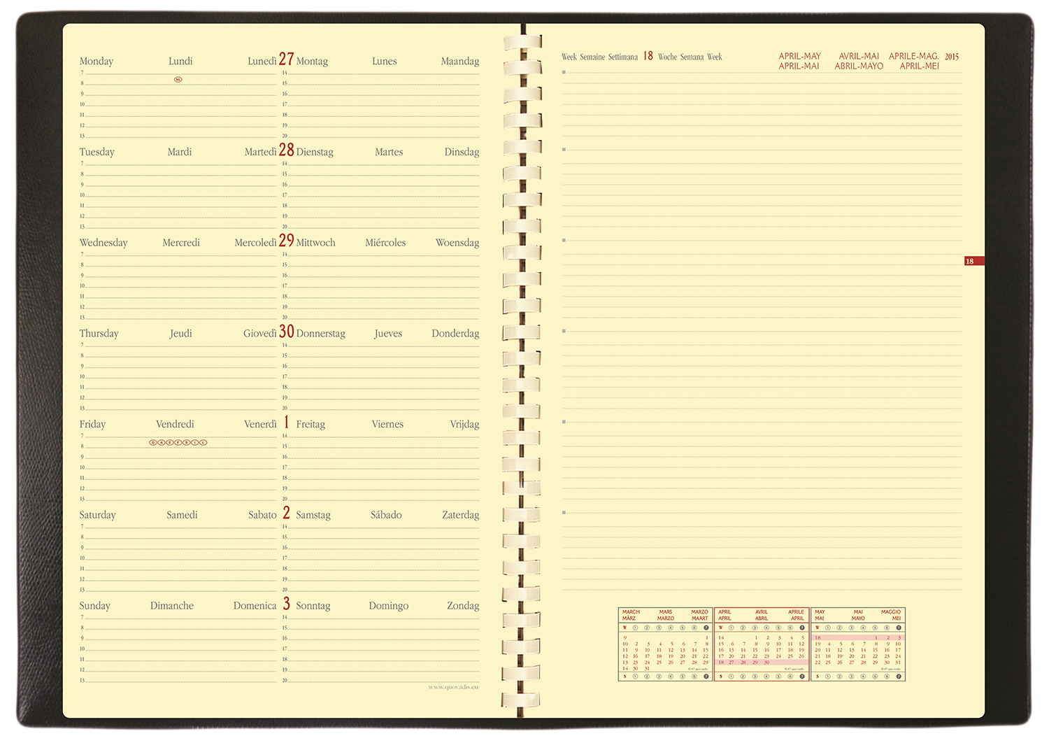 Quo Vadis French Diaries MO Page 1